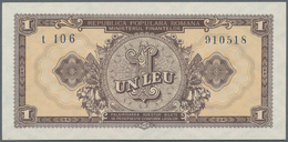 Romania / Rumänien: Very Nice Lot With 16 Banknotes With 1 - 5 Lei 1952, 20 Lei 1950, 1000 Lei 1948, - Rumänien