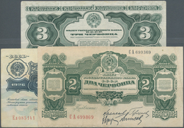 Russia / Russland: Nice Lot With 1 Chervonets 1926 In F+, 2 Chervontsa 1928 In F And 3 Chervontsa 19 - Russia