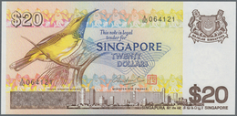 Singapore / Singapur: Set Of 2 Notes Containing 20 & 50 Dollars 1976/79 P. 12, 13 In Condition: UNC. - Singapore