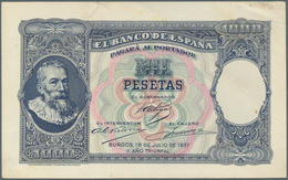 Spain / Spanien: 1000 Pesetas 1937 Specimen Proofs Pick Unlisted, Highly Rare Unissued Design, Print - Andere & Zonder Classificatie