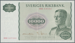 Sweden / Schweden: 10.000 Kronor 1958, P.56, Highest Denomination Of The Swedish Kronor And A Highli - Svezia