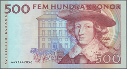 Sweden / Schweden: 500 Kronor ND P. 58, Used With Light Vertical Folds, Light Handling In Paper, No - Sweden