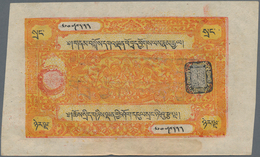 Tibet: Set Of 2 Notes 25 & 100 Srang P. 10, 11 Both With Light Handling In Paper But Without Strong - Altri – Asia