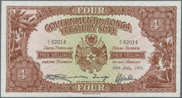 Tonga: 4 Shillings 1964 P. 9D In Condition: UNC. - Tonga