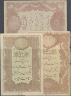 Turkey / Türkei: Set Of 3 Notes Ottoman Empire Containing 10, 20 & 50 Kurush ND(1876-78) P. 48, 50, - Turkey