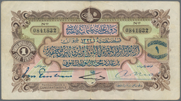 Turkey / Türkei: 1 Livre ND P. 68 In Used Condition With Stronger Horizontal Folds, Light Handling I - Turquie