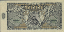 Ukraina / Ukraine: 1000 Hriven 1920 P. 28, Extraordinary Rare Unissued Banknote, Perforated "MUSTER" - Ucraina