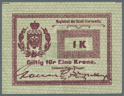 Ukraina / Ukraine: Notgeld "Magistrat Der Stadt Czernowitz" (City Of Czernowitz) 1 Krone ND(1914), P - Oekraïne