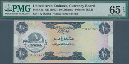 United Arab Emirates / Vereinigte Arabische Emirate: 10 Dirhams ND(1973), P.3a In Perfect Uncirculat - Verenigde Arabische Emiraten