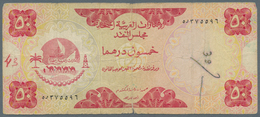 United Arab Emirates / Vereinigte Arabische Emirate: 50 Dirhams ND(1973), P.4, One Of The Key Notes - Ver. Arab. Emirate