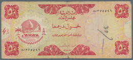 United Arab Emirates / Vereinigte Arabische Emirate: 50 Dirhams ND(1973), P.4, One Of The Key Notes - Emiratos Arabes Unidos