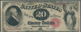 United States Of America: 20 Dollars Series Of 1880, Signature Elliot & White, P.180b(2) In Nice Con - Autres & Non Classés