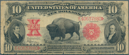 United States Of America: 10 Dollars 1901, Signature Speelman & White, P.185 In Well Worn Condition - Autres & Non Classés