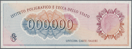 Testbanknoten: Interesting Test Note Printed By Italian National Printing Works "Istituto Poligrafic - Fiktive & Specimen