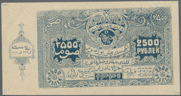 Russia / Russland: Bukhara Peoples Republic, 2500 Rubles 1922, WMK: MAUPE, P.S1052, Small Edge Bend, - Rusia