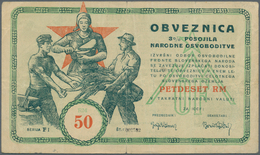 Yugoslavia / Jugoslavien: Committee Of The Slovenian Government Liberty Front 50 Reichsmark 1943, P. - Joegoslavië