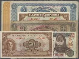 Colombia / Kolumbien: Large Lot Of About 850 Notes Containing The Following Pick Numbers In Differen - Kolumbien