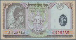 Nepal: 1974/2008 (ca.), Ex Pick 22-60, Quantity Lot With 551 Banknotes In Good To Mixed Quality, Sor - Nepal