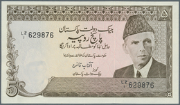 Pakistan: 1975/2008 (ca.), Ex Pick 24-53, Quantity Lot With 673 Banknotes In Good To Mixed Quality, - Pakistan
