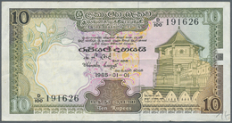 Sri Lanka: 1982/2005 (ca.), Ex Pick 92-115, Quantity Lot With 438 Banknotes In Good To Mixed Quality - Sri Lanka