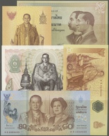 Thailand: Set Of 12 Commemorative Banknote Issues Containing 11x Thailand With Pick Numbers 93, 101, - Thailand