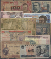 Alle Welt: Giant Lot With More Than 10.000 Banknotes From All Over The World With A Lot Of Better No - Autres & Non Classés