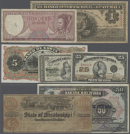 Alle Welt: Large Set Of 64 Higher Value Banknotes From American (mostly South American) Countries, M - Otros & Sin Clasificación