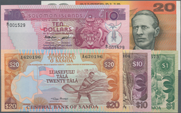 Alle Welt: Set Of 45 Notes From Different "Island" Regions, Containing The Following Notes: New Zeal - Altri & Non Classificati