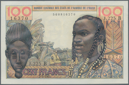 Africa / Afrika: Set Of 5 Banknotes West African States Conaining Senegal Letter "K" 500 Francs 1988 - Sonstige – Afrika