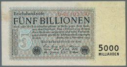 Deutschland - Deutsches Reich Bis 1945: Reichsbanknote 5 Billionen Reichsmark 1923, Reichsdruck, KN - Other & Unclassified