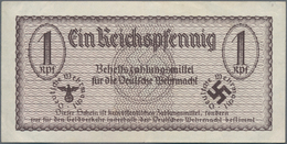 Deutschland - Deutsches Reich Bis 1945: 1 Reichspfennig ND Ro. 500 Mit Mittelfalte Und Handling Im P - Autres & Non Classés