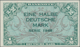 Deutschland - Bank Deutscher Länder + Bundesrepublik Deutschland: 1/2 DM 1948 Kopfgeldserie, Ro.230a - Autres & Non Classés