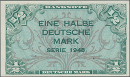 Deutschland - Bank Deutscher Länder + Bundesrepublik Deutschland: 1/2 DM 1948 Kopfgeldserie, Ro.230a - Other & Unclassified