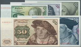 Deutschland - Bank Deutscher Länder + Bundesrepublik Deutschland: Lot Mit 5 Banknoten Serie 1960, Mi - Autres & Non Classés