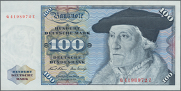 Deutschland - Bank Deutscher Länder + Bundesrepublik Deutschland: 100 DM 1970 Serie "Q/Z", Ro.273a, - Autres & Non Classés