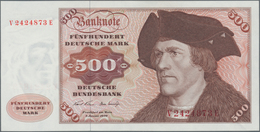 Deutschland - Bank Deutscher Länder + Bundesrepublik Deutschland: Fortlaufend Nummeriertes Paar 500 - Other & Unclassified