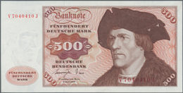 Deutschland - Bank Deutscher Länder + Bundesrepublik Deutschland: 500 DM 1977, Serie "V/J", Ro.279a, - Autres & Non Classés