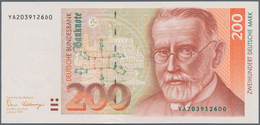 Deutschland - Bank Deutscher Länder + Bundesrepublik Deutschland: 200 DM 1989, Ersatznote Serie "YA - Andere & Zonder Classificatie