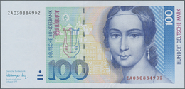 Deutschland - Bank Deutscher Länder + Bundesrepublik Deutschland: 100 DM 1991 Ersatznote Serie "ZA/D - Sonstige & Ohne Zuordnung