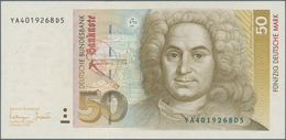 Deutschland - Bank Deutscher Länder + Bundesrepublik Deutschland: 50 DM 1993 Ersatznote Serie "YA/D" - Sonstige & Ohne Zuordnung