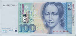 Deutschland - Bank Deutscher Länder + Bundesrepublik Deutschland: 100 DM 1996 Ersatznote Serie "ZA/D - Andere & Zonder Classificatie