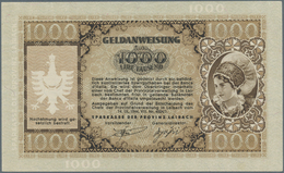 Deutschland - Nebengebiete Deutsches Reich: Deutsche Besetzung 2. WK, Laibach 1000 Lire Geldanweisun - Sonstige & Ohne Zuordnung