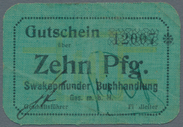 Deutschland - Kolonien: Deutsch Südwestafrika 10 Pfennig Swakopmunder Buchhandlung ND, Ro. 948c, KN - Sonstige & Ohne Zuordnung