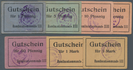 Deutschland - Konzentrations- Und Kriegsgefangenenlager: Strassburg, Elsass, Rumänenkommando XIII, 1 - Otros & Sin Clasificación