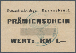 Deutschland - Konzentrations- Und Kriegsgefangenenlager: Konzentrationslager Ravensbrück Prämiensche - Otros & Sin Clasificación