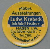 Deutschland - Briefmarkennotgeld: HAGEN, Ludw. Krebeck, Inh. Adolf Fischer, Möbel-Ausstattungen, 40 - Autres & Non Classés