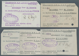 Deutschland - Notgeld - Elsass-Lothringen: Benfeld, Unterelsass, Schuhfabrik R. & L. Weyl; 1: 50 Pf. - Other & Unclassified