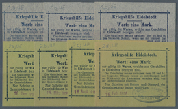 Deutschland - Notgeld - Hamburg: Eidelstedt, Kriegshilfe, 1 Mark, Graublau, 16.12.1914, 16.2.1915, 1 - Lokale Ausgaben