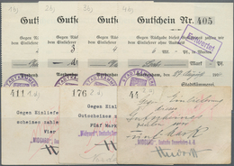 Deutschland - Notgeld - Niedersachsen: Nordenham, Stadtkämmerei, 2, 3, 4, 6 Mark, 27.8.1914, Neuanfe - Lokale Ausgaben