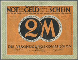 Deutschland - Notgeld - Rheinland: Düsseldorf, Die Vergnügungskommission, 2 Mark, 28.12.1921, Erh. I - Lokale Ausgaben